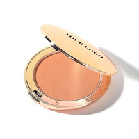 Poudre compacte pour le visage, poudre de maquillage, contrôle du sébum, imperméable, couvrance totale, poudre compacte en marque privée