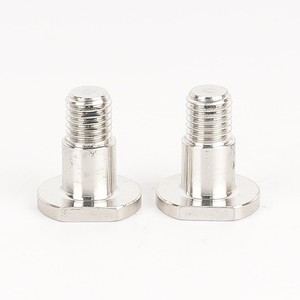 Écrous à épaule non standard en acier inoxydable 304 usinés sur tour CNC, sur mesure - Product Image 2