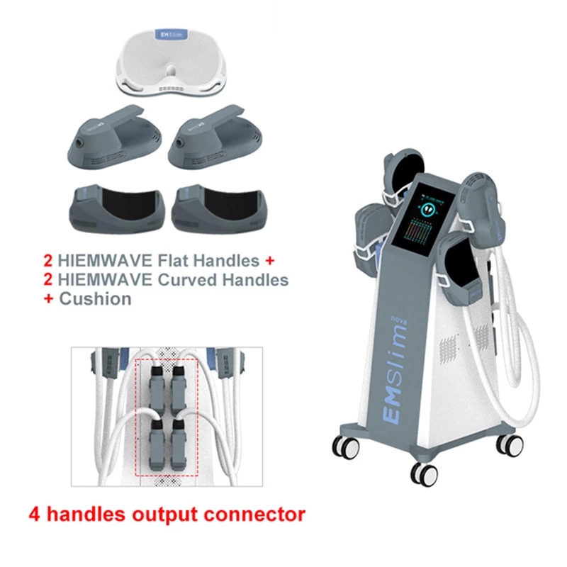 4 Handles EMSlim Nova Muscle Growth Machine EMS Muscle Stimulator Fat