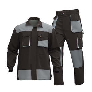 Combinaison <span class=keywords><strong>de</strong></span> <span class=keywords><strong>travail</strong></span> robuste avec panneaux Oxford renforcés, rangement multi-poches, tissu polyester respirant, veste et <span class=keywords><strong>pantalon</strong></span> <span class=keywords><strong>de</strong></span> <span class=keywords><strong>travail</strong></span> - Product Image 2