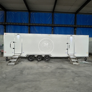 Baño Portátil Económico de 2 Cabinas, Ducha y Sanitario Móvil VIP para Exteriores - Product Image 5