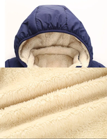 Veste d'hiver en duvet imperméable à capuche personnalisée pour enfants garçons filles vêtements d'extérieur épais et chauds veste respirante à bouffant