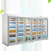 Professionnel Commercial |   Économie d'énergie |   Vitrine réfrigérée mécanique à 2 portes, 1500 L, pour boissons | ...