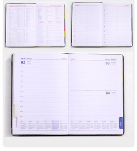 Cahier de notes annuel espagnol personnalisé 2025 Agenda planificateur <span class=keywords><strong>365</strong></span> jours Cahier de notes en papier kraft Journal Planner Book Sets - Product Image 5