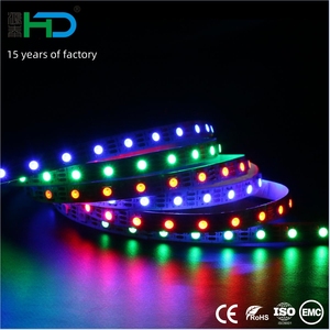 Bande de LED 12 Volts WS2812B 5V <span class=keywords><strong>RGB</strong></span> 3mm 5V <span class=keywords><strong>RGB</strong></span> LED 4 Broches 60 LED par Mètre <span class=keywords><strong>RGB</strong></span> WS2812B 144 LED Pixel - Product Image 1