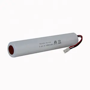 Nicd d bateria recarregável 3.6v 4500mah, bateria de alta temperatura de 70 graus