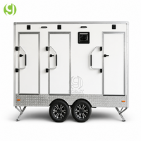 Toilettes mobiles Goeasy, toilettes portables VIP, remorque de toilettes, toilettes publiques extérieures