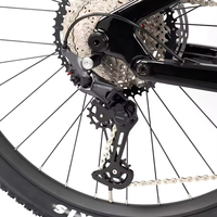 Vélo électrique tout-terrain CYCTRAC EM10 M560+Wheeltop Shift, double suspension, moteur central, 12 vitesses, batterie lithium 10.5Ah 500W, fibre de carbone