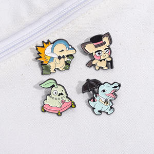 カスタマイズ可能なかわいい漫画アニメキャラクタースパイダーラペルピン新デザインハード & ソフトエナメル最低注文金属工芸品なし - Product Image 3