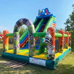 Château <span class=keywords><strong>gonflable</strong></span> géant pour enfants avec toboggan, <span class=keywords><strong>aire</strong></span> <span class=keywords><strong>de</strong></span> <span class=keywords><strong>jeux</strong></span> <span class=keywords><strong>gonflable</strong></span> <span class=keywords><strong>jungle</strong></span> - Product Image 1