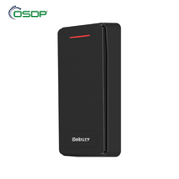 Lecteur de cartes de contrôle d'accès BLE sans carte IP65 Wiegand 125kHz EM HID 13.56MHz Mifare NFC SGuard programmable avec détection de manipulation