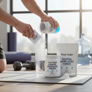 Astrawell EAA en Polvo 500g, Marca Privada, <span class=keywords><strong>Amino</strong></span>ácidos Esenciales, 50 Porciones para Gimnasio, Fitness y Crecimiento Muscular - Product Image 2