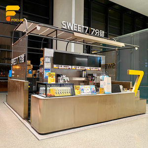 Thực phẩm quán cà phê quán cà phê thiết kế quầy bar bong bóng trà Máy Trạm nhà hàng thanh hiển thị đồ nội thất - Product Image 6