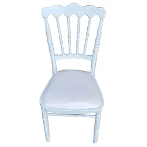 Luxury elegant hotel banquet restaurant stacking chair napoleon dining chairs