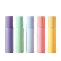 Flacon en verre coloré de 10 ml, anti-lumière, en forme de boule, épaissi, mat, pour cosmétiques, parfums, huiles essentielles, roll-on, masques faciaux, crèmes pour les yeux
