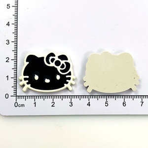 Cute Bow <b>Cat</b> Stickers Plastic Resin Cartoon Decorative Patch For Phone Case Hair Clip Promotional <b>Gifts</b> - Product Image 3