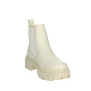 รองเท้าบูทหุ้มข้อผู้หญิงเคโจ รุ่น KJ04320SD สีครีม พร้อมส้นรองเท้าสูง - Product Image 5