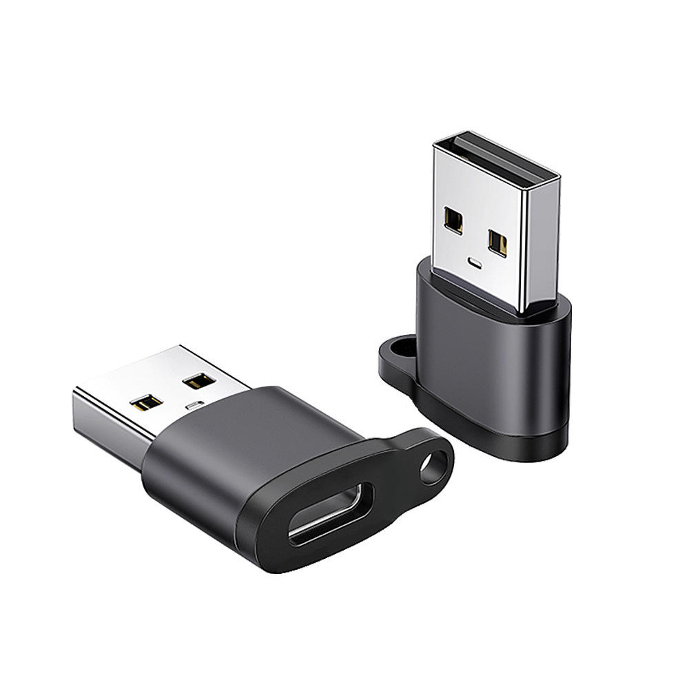 USB 2.0 À C noir avec anneau de suspension