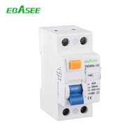 Disjoncteur différentiel Elcb Disjoncteur différentiel de courant résiduel 2P 4P 10mA 30mA 40amp 50mA 125A 200A Type B RCCB
