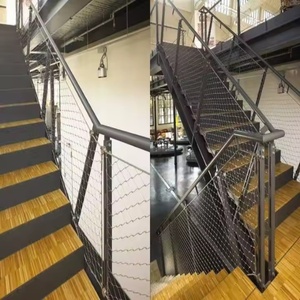 <span class=keywords><strong>Filet</strong></span> de sécurité flexible en treillis métallique pour clôtures de cages de zoo, balcons et escaliers avec <span class=keywords><strong>filet</strong></span> en corde soudé/plié - Product Image 5