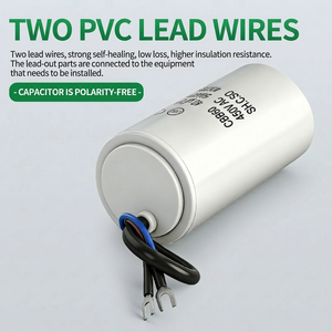 <span class=keywords><strong>Condensateur</strong></span> de moteur AC <span class=keywords><strong>CBB60</strong></span> 40UF 450V 50/60HZ 40 70 21 pour démarrage de moteur de pompe à eau de machine à laver - Product Image 2