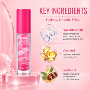 Vente en gros OEM/ODM – Gloss à lèvres minéral hydratant et nourrissant, maquillage des lèvres rose fruité, facile à appliquer, liquide, longue tenue, ne déteint pas - Product Image 3