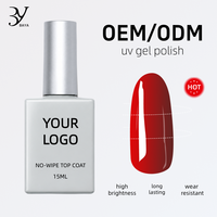BAYA Gel UV OEM ODM Usine Échantillon Gratuit Nettoyant pour Ongles Apprêt Durcisseur Base & Top Coat Gel Blooming Effet Chrome Top Coat