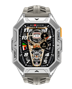 Montre connectée de natation extérieure étanche DF X1-B 2025 pour hommes, robuste, avec suivi de santé et grande autonomie, montre de fitness - Product Image 1