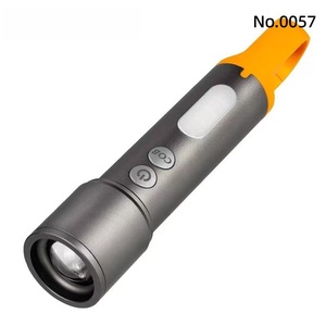 Outdoor LED <b>Flashlight</b> AAA Battery Aluminum Alloy Changeable Color Portable <b>Torch</b> Light No.0057 - Product Image 1
