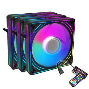 Ventilador enfriador de nuevo diseño MANMU para PC, ventilador de computadora, ventilador de refrigeración de Argb <span class=keywords><strong>Cpu</strong></span> de 120Mm para enfriador de PC para juegos - Product Image 4