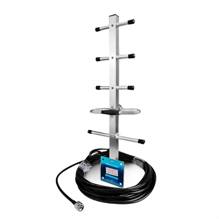 Indoor Outdoor 4グラムLTE 5 Unit Yagi Antenna電話の信号と10メートルワイヤー