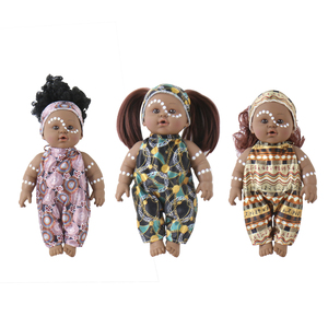 30.5cm <strong>Indian</strong> Style Black Baby <strong>Doll</strong>, Soft Vinyl Lifelike Newborn <strong>Doll</strong> for Kids Play, Collectible Ethnic <strong>Doll</strong> Toy Gift - Product Image 1
