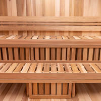 Nouvelle Arrivée Promotionnelle : Sauna Vapeur Moderne en Bois Massif, Design Sud-Africain, pour Chambre et Appartement, Chauffage Électrique, Contrôle Numérique