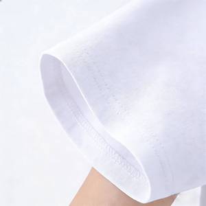 T-shirt <span class=keywords><strong>di</strong></span> Alta Qualità in Misto Cotone e Poliestere, Maglietta Personalizzata per <span class=keywords><strong>Uomo</strong></span>, T-shirt Slim Fit Neutra Nera o Bianca, T-shirt da <span class=keywords><strong>Uomo</strong></span> - Product Image 6
