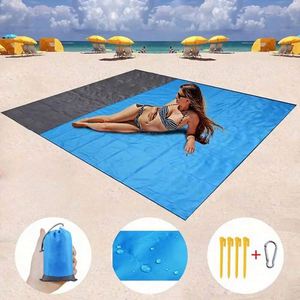 Blanket Sand-Proof Waterproof <b>Extra</b> <b>Large</b> Oversized Sand Free Quick Drying Beach Mat for Vacation Picnic Camping - Product Image 2