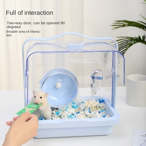 Grande <span class=keywords><strong>cage</strong></span> à hamster en plastique Golden Bear avec fermeture à bouton, <span class=keywords><strong>cage</strong></span> extérieure écologique pour petits animaux - Product Image 3
