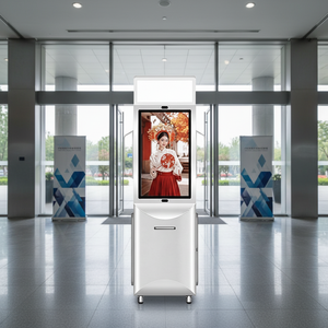 Cabina de Fotos Sit Down, Venta Directa de Fábrica, Equipo de Fotomatón de Autoservicio para Centros Comerciales, Bodas y Lugares de Entretenimiento - Product Image 1