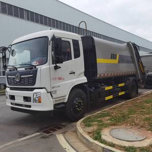 Máy Nén Cánh Tay Xoay Thùng Bên Mới Xe Tải Thu Gom Rác Thải <span class=keywords><strong>10</strong></span> Tấn Xe Tải Tay Lăn Máy Nén Rác - Product Image 3