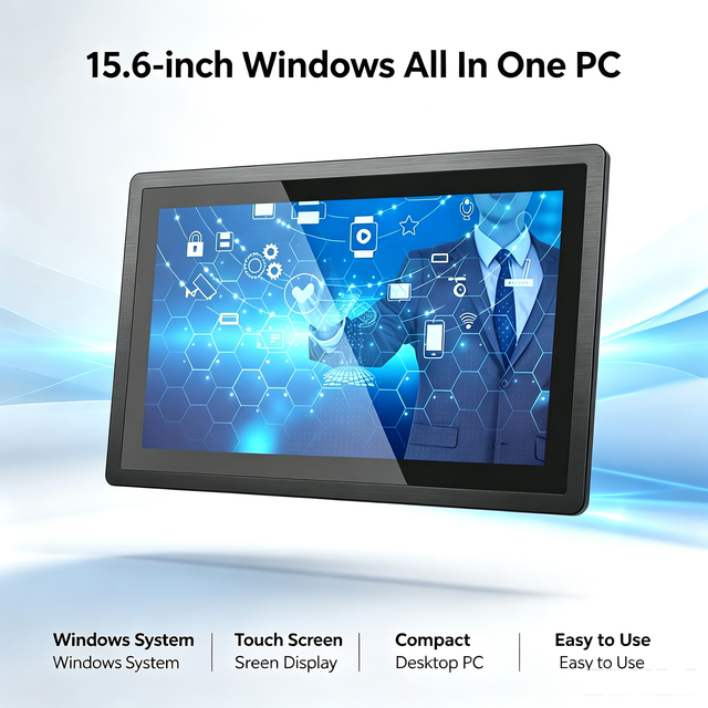 Hotsale 15.6 18.5 21.5 23.6 27 Inch Fanless Waterproof Industrial Touch Pc Touch Screen Rugged Panel Pc All in One