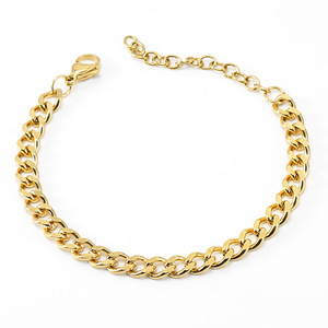 Zogxin Cuban Chain Necklace Bracelet 1.5x6x8mm Gold Color 45cm 165cm Hip Hop Jewelry Fashion Chains For Men Women Gift - Product Image 2