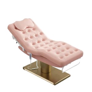 <span class=keywords><strong>Lit</strong></span> <span class=keywords><strong>de</strong></span> beauté électrique réglable <span class=keywords><strong>rose</strong></span> avec coussin capitonné - <span class=keywords><strong>Lit</strong></span> <span class=keywords><strong>de</strong></span> massage <span class=keywords><strong>de</strong></span> luxe pour les soins en spa et salon - Product Image 2