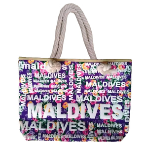 Logo personnalisé Grand sac de plage en toile Souvenir touristique Tenerife <span class=keywords><strong>Canaries</strong></span> Majorque Sac fourre-tout - Product Image 3