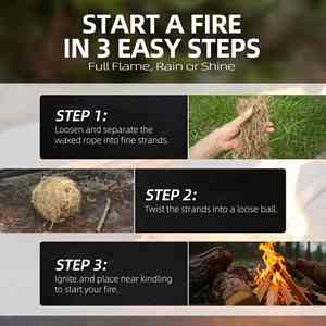 ชุดจุดไฟกันน้ำ Baiyuheng สำหรับนักล่าสัตว์  แท่งจุดไฟแบบพกพา <span class=keywords><strong>ประเภท</strong></span>แท่งจุดไฟ - Product Image 5