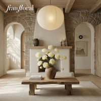 FONG IAN Fleur de soie réaliste, pivoine artificielle à tige unique, toucher réel, faite à la main, imperméable, pour mariage, maison, hôtel