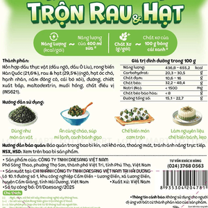 Alga marina crujiente O'Food con verduras y semillas (30g) Delicioso sabor 100% algas marinas de alta calidad cosechadas Precio al por mayor - Product Image 4