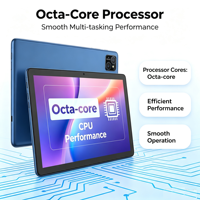 Tablet PC Android 10 1 Inci Laris Manis OEM, Octa Core, Penyimpanan 24GB+128GB, Casing Metal, Layar IPS, Mendukung Panggilan Telepon, GPS