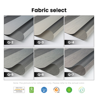 Maison intelligente électrique 100% occultant double télécommande double couche jour nuit fenêtre stores zébrés stores