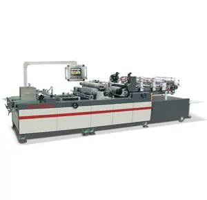 Full-Servo Prachtige Geschenkdoos Huisdierfolie Venster Patching Machine Met Hoek Snijden (GK-GS-800A)