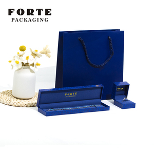 Forte nhà máy tùy chỉnh da + Nhung hộp đồ trang sức <span class=keywords><strong>Set</strong></span> vòng cổ bông tai vòng đeo tay và nhẫn <span class=keywords><strong>Set</strong></span> đồ trang sức <span class=keywords><strong>Set</strong></span> - Product Image 6