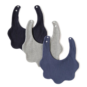 סט drool bi סט 2-קטע 100% כותנה מתכוונן פס מוצק פס צבעוני אופציונלי - Product Image 3